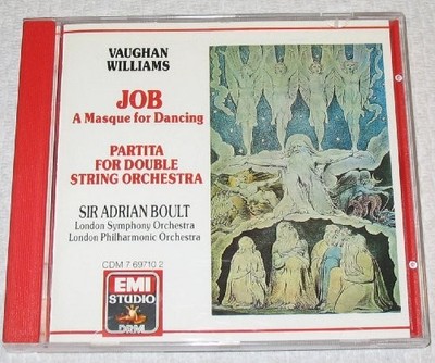 Vaughan Williams - Vaughan Williams: Job, Partita  ** Free Shipping**