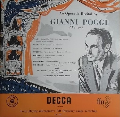 Gianni Poggi - An Operatic Recital (10'')