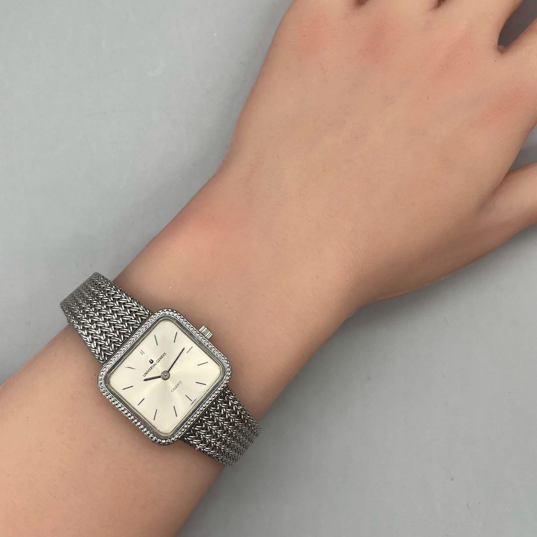 Universal Geneve Square Silver - Working Authenti… - image 2