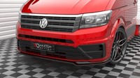 Front Ansatz V.2 FüR Volkswagen Crafter Mk2 Frontspoiler Spoilerschwert Schwarz