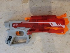 NERF Zombie Strike N-Strike Elite Translucent Red with darts 2013