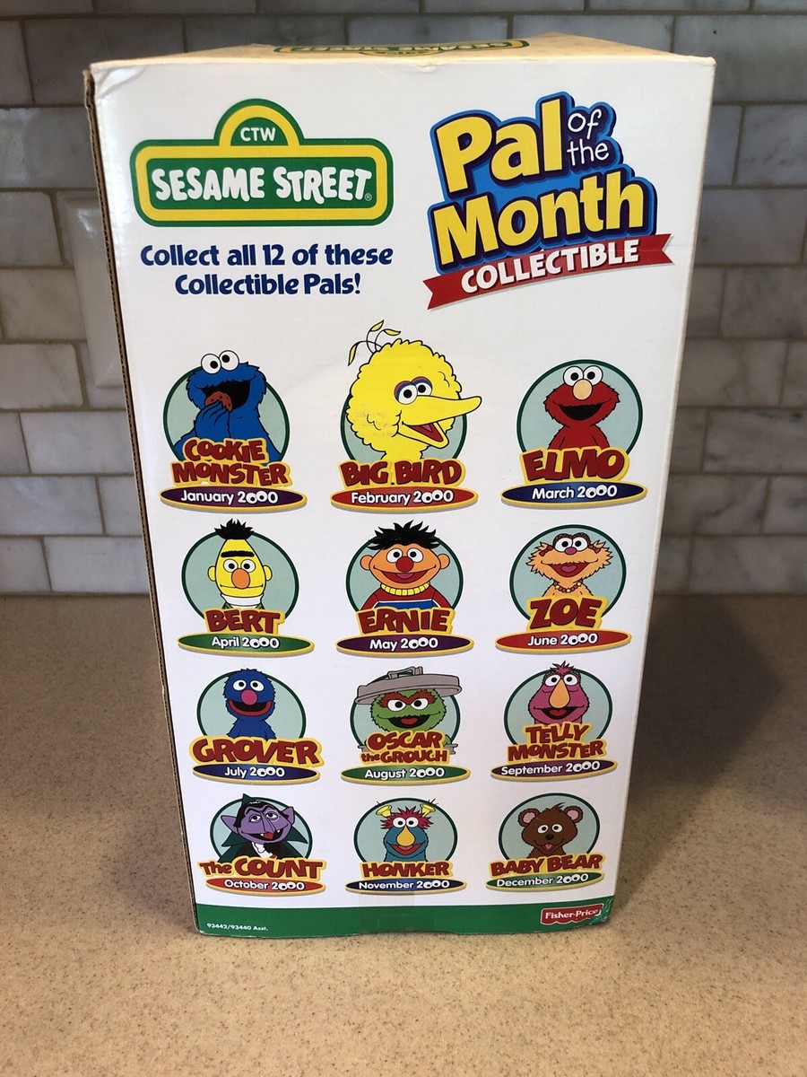 Sesame Street Pal of the Month Collectible COOKIE MONSTER January