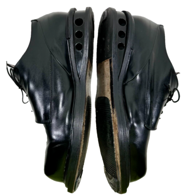 VINTAGE 90'S DIRK BIKKEMBERGS BLACK LEATHER EASY RIDER DERBY BOOTS
