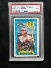 1970 Rold Gold Pretzels Baseball Greats "Honus Wagner" #9 PSA 9