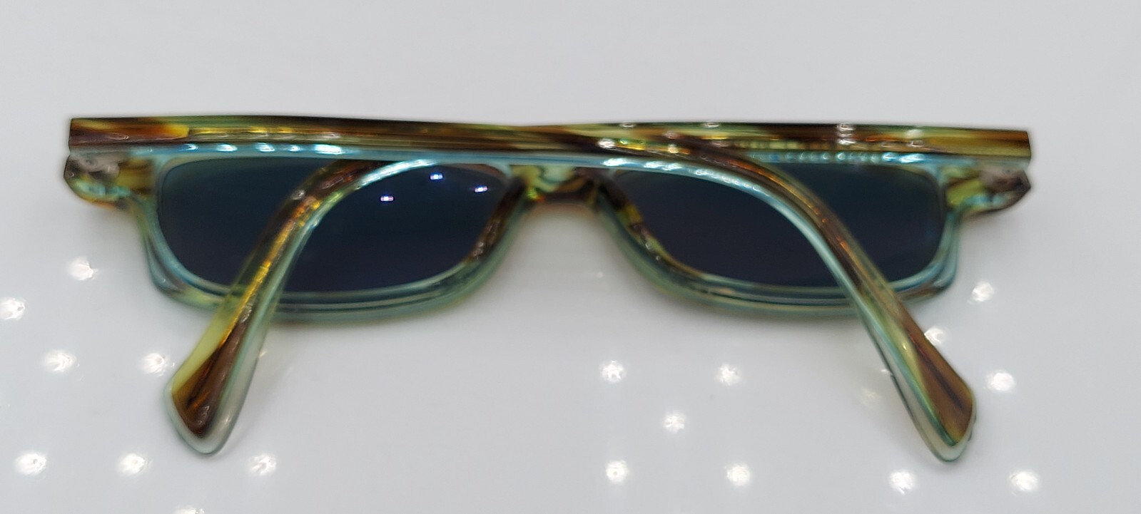 Face A Face Brown Green Rectangular Sunglasses Fr… - image 6