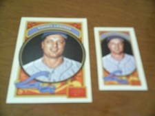 2014 PANINI GOLDEN AGE BASE & MINI HINDU BROWN BACK #66- TOMMY LASORDA- DODGERS
