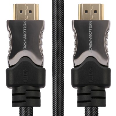 Braided HDMI v2.1 Cable High Speed Ethernet -3ft/6ft/10ft/15ft 8K 4K eARC 3D Lot