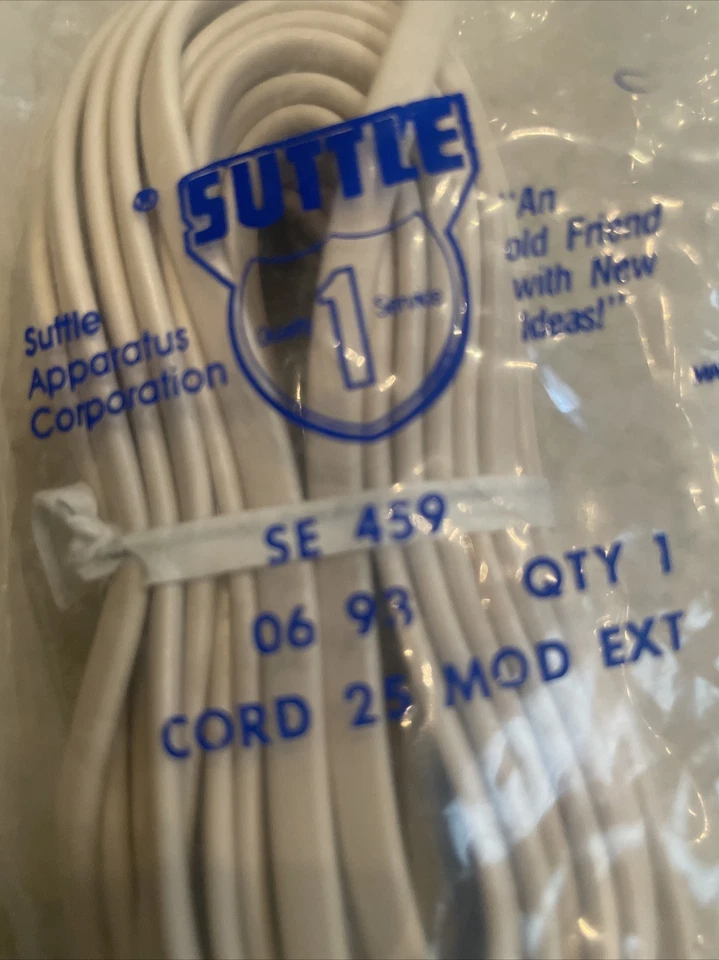 Suttle Apparatus Corp SE459, 06 93, Cord 25 MOD EXT - Image 2 of 2