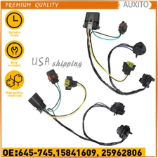 2pcs Headlight Wiring Harness Fit 2007-2013 Chevrolet Silverado 1500 HD 25962806