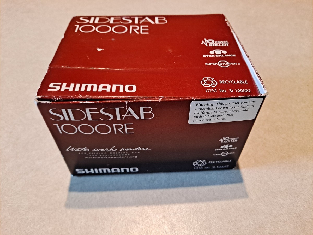 Shimano Sidestab 1000 RE Spinning Fishing Reel Box