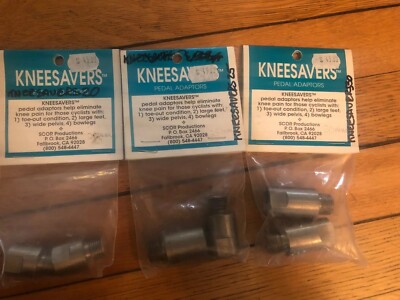 New-Old-Stock KNEESAVERS™ Pedal Adaptors 25mm ONLY