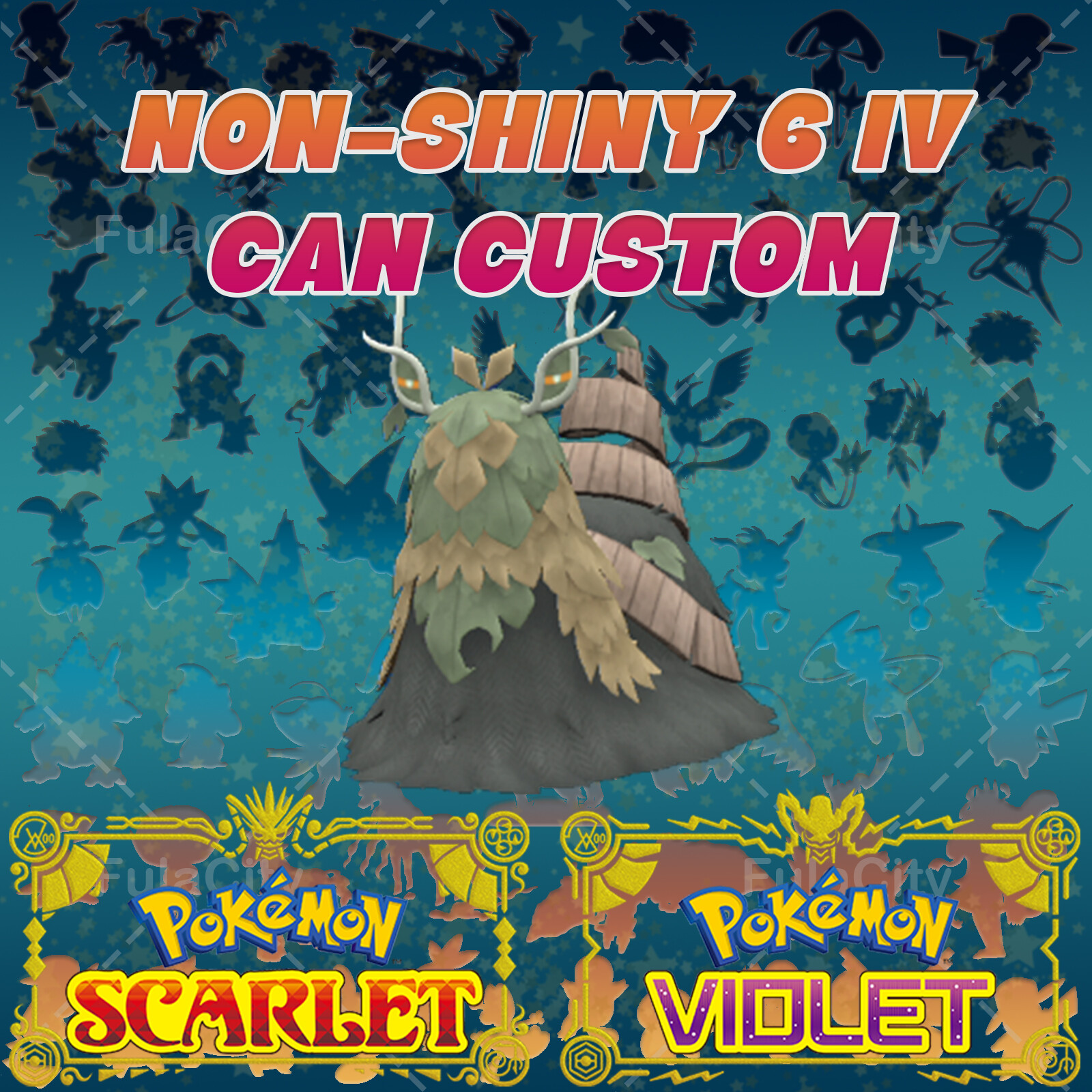 WO-CHIEN ⚡ POKEMON SCARLET & VIOLET ⚡ 6 IV + MASTER BALL