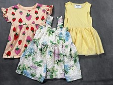 Lot Of 3 Old Navy Dress Toddler Girl Sized 18-24Months