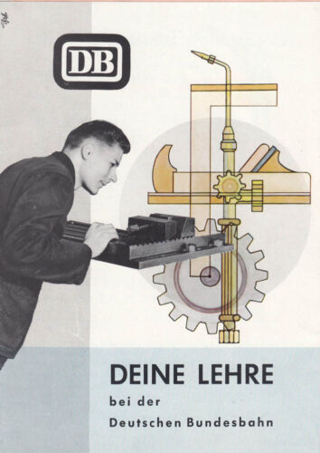 Deutsche Bahn deine Lehre mit Vergütungstabelle f. Lehrlinge  1965  (AGF391) - Bild 1 von 1