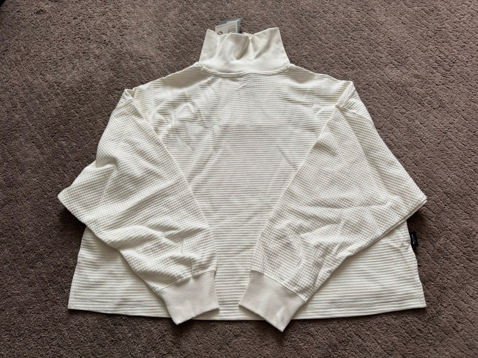 Puma Women’s Downtown Half Zip Crew Pullover Warm White Size L 70 eBay