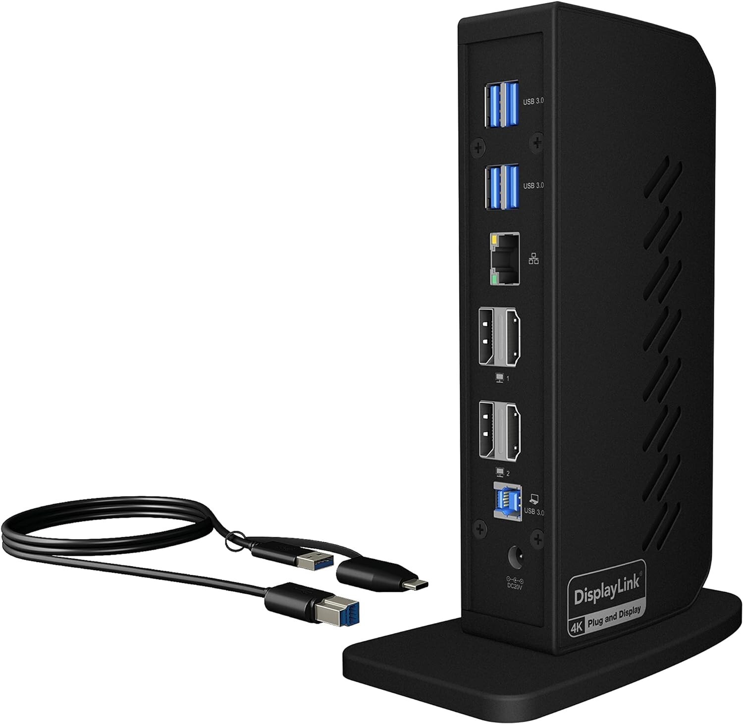 Station d'accueil USB-C 11-en-1 ICY BOX avec double HDMI et DisplayPort pour ordinateurs