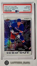 Alexis Lafreniere - 2020-21 UD Allure Iced Out Red Rookie SP PSA 10 GEM POP2