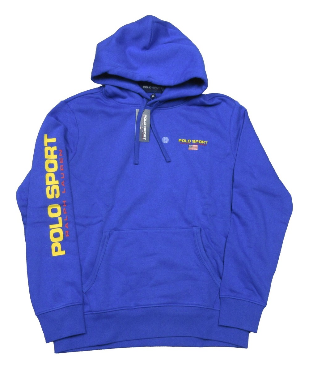 Polo Sport Ralph Lauren Men's Royal Blue Fleece Lined Pullover