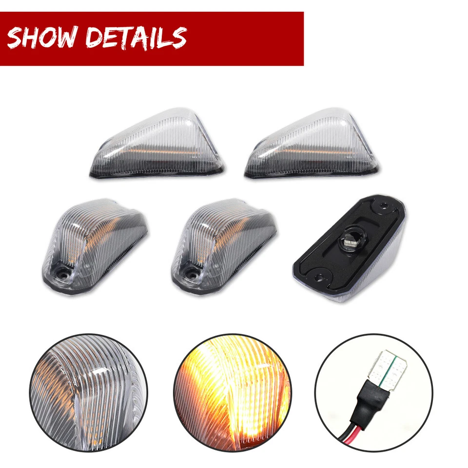 Желтый передний светодиодный фонарь для Dodge RAM Promaster 1500 2500 3500 2014-2023 годов выпуска с кабиной на крыше - Изображение 3 из 4