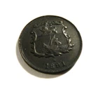 1891 North Borneo Half Cent — photo from another recent sale