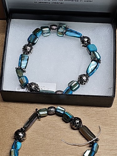 Jewels by Park Lane LOT 3 Stretch Band Bracelets Colorful Stone Jewelry Beads - Picture 12 of 16
