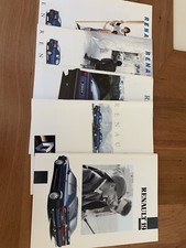 1989 To 1993 RENAULT 19 16V SET OF 5 X RANGE BROCHURE