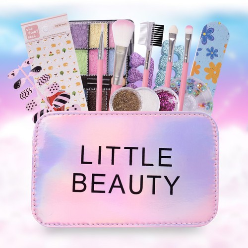 MalPlay Makeup Nagelkosmetik-Set Kinder mit Handtasche Kinderschminke Schminkset - Bild 3 von 12