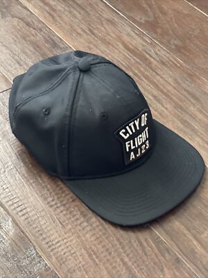 Air Jordan City of Flight AJ23 Jumpman Black Hat Snapback Zip Cap