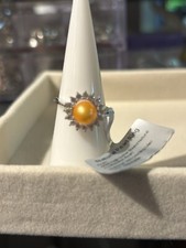 Real Akoya Pearl Sterling Ring