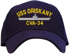 USS Oriskany CVA-34 Embroidered Baseball Cap - Available in 7 Colors Hat