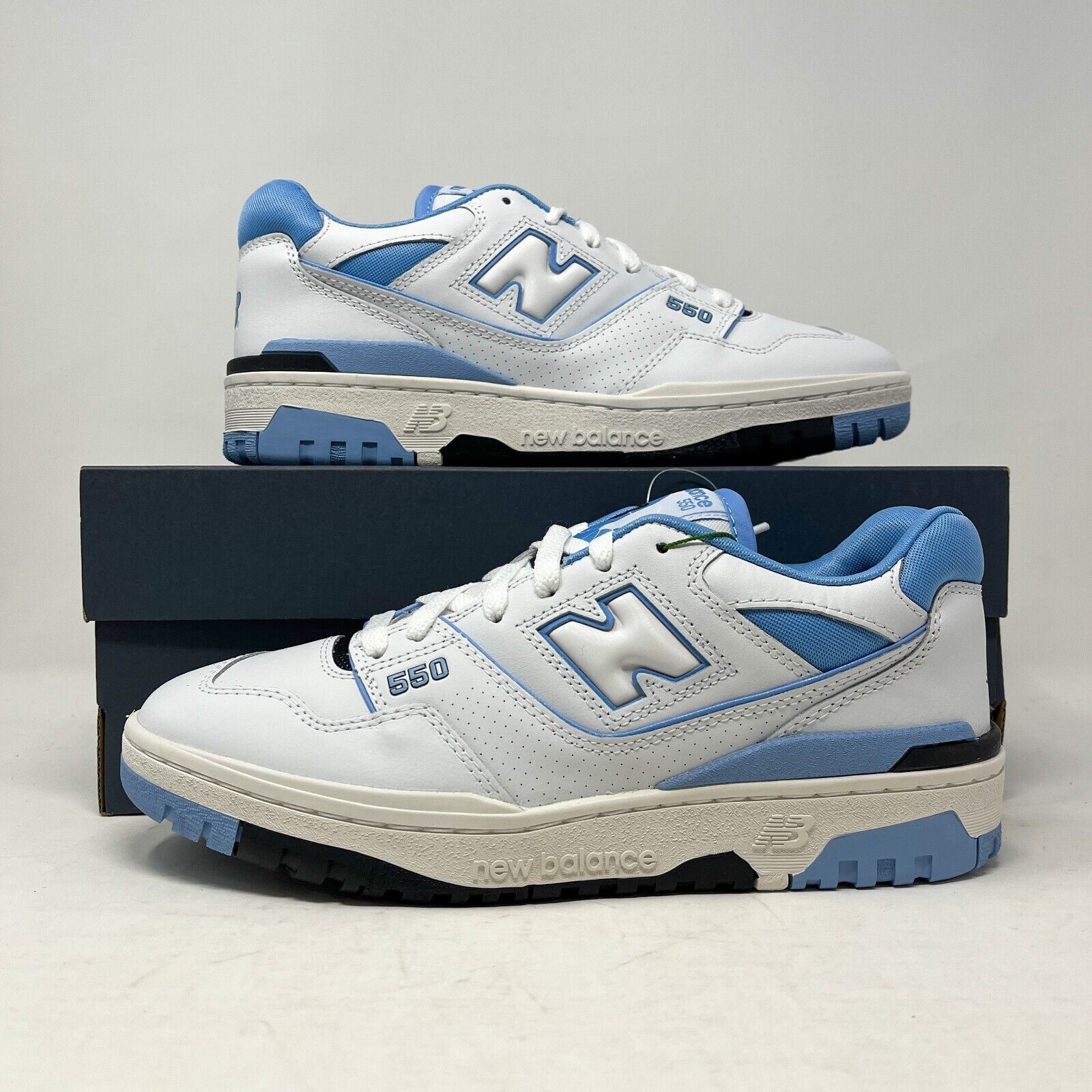 New Balance 550 'Team Carolina Blue' - ALGARISMO 7 - SNEAKERS IMPORTADOS