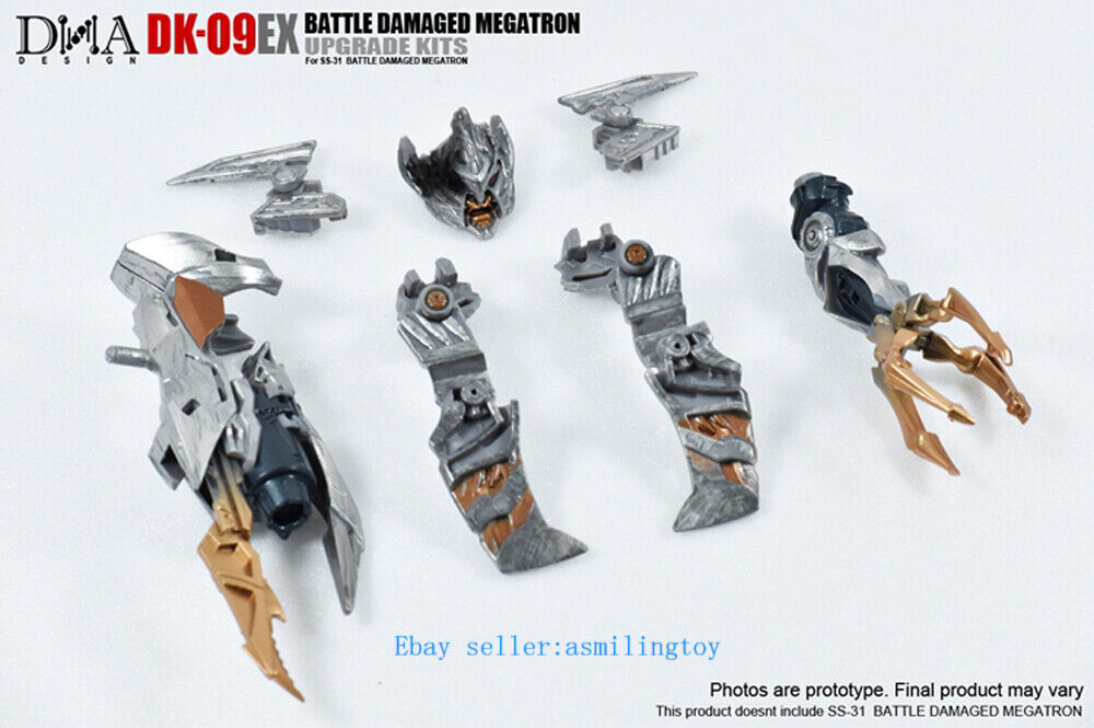 DNA DK-09EX Battle Damaged Megatron For SS13/SS31 Upgrade DNA DK-09EX Battle Damaged Megatron For SS13/SS31 Upgrade