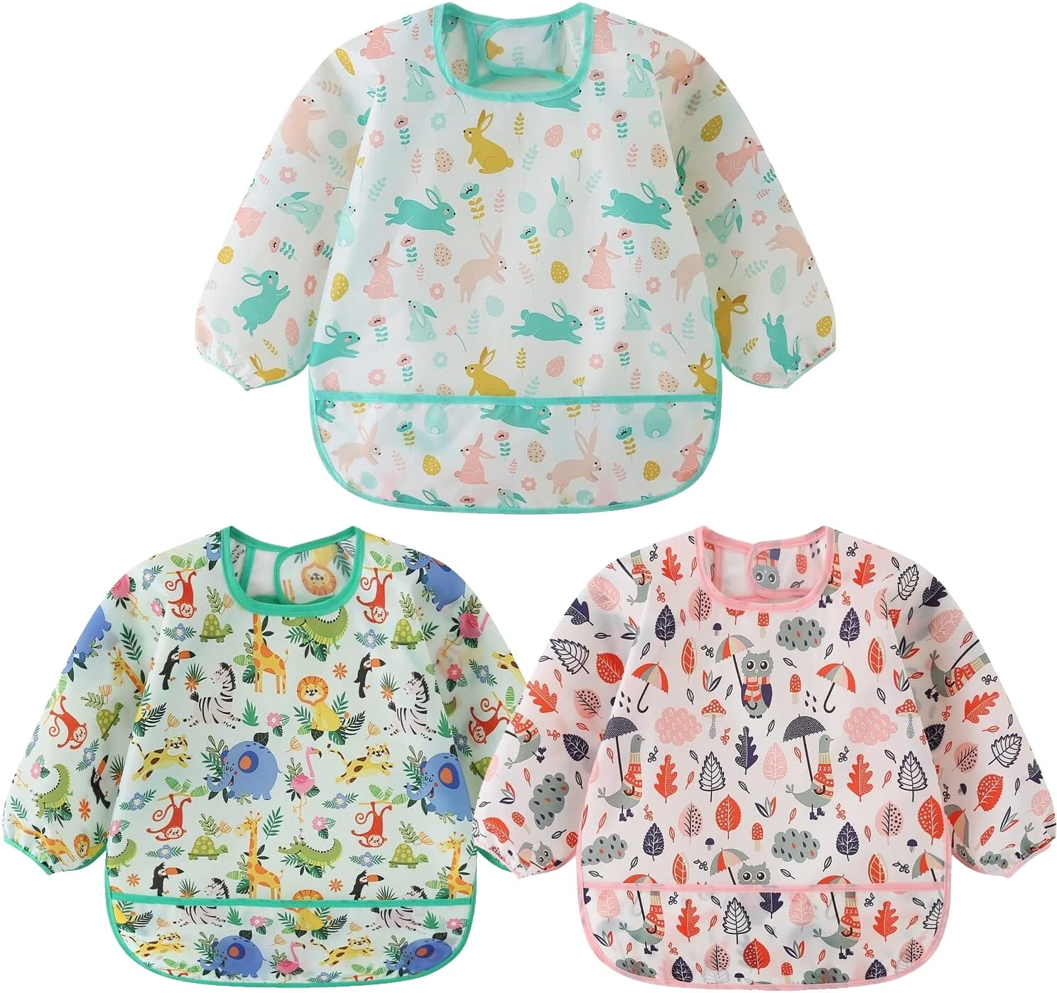 Plastic Baby Bibs & Burp Cloths