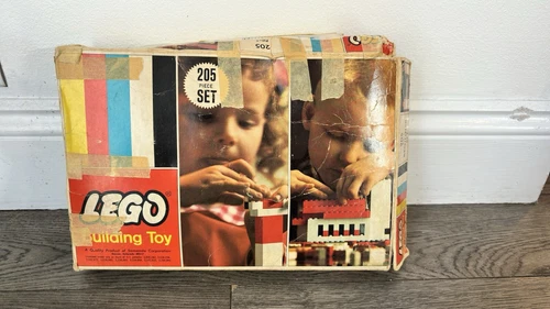 Vintage 205 Lego Set In Box 1966 (170 Pieces Included)