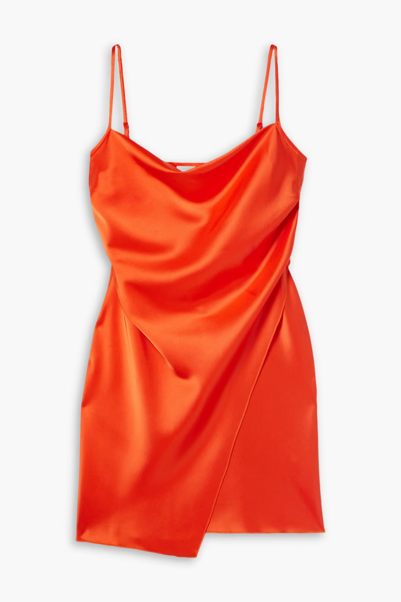 nanushka red dress Nanushka Detachable Bolero Maxi Dress In Red - 40% Off