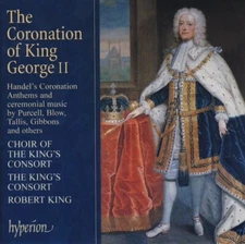 The Coronation of King George II ROBERT KING Orig Hyperion 2CD Box CDA67286 MINT
