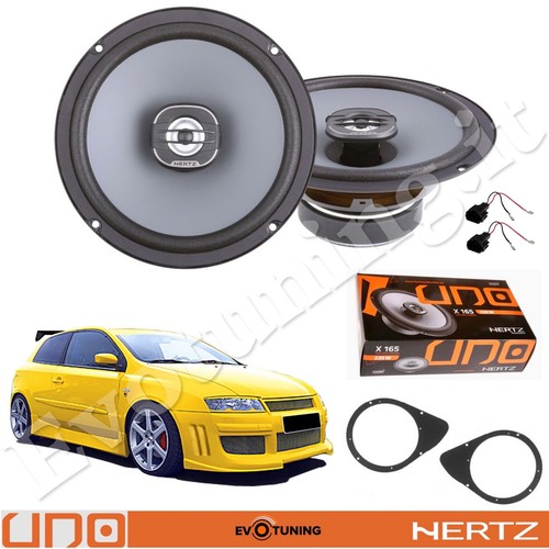 Kit Casse Altoparlanti Hertz x 165 Posteriori per Fiat Stilo 3 Porte +Adattatori - Foto 1 di 8
