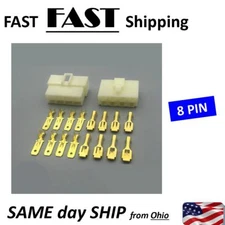 8 pin replacement connector automotive socket motorcycle socket 8 wire electric