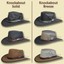 OZtrALa Filzmütze Fedora Aus 100% Australischer Wolle – Indiana Jones Style, Lederband | Herren Outback Hut