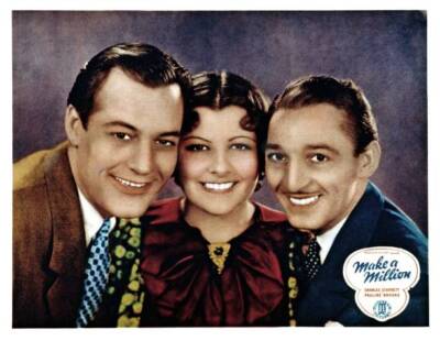 Make A Million Lobby Card Charles Starrett Pauline Brooks E Movie Old Photo