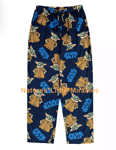 Baby Yoda Mens Pajamas Pants Star Wars 