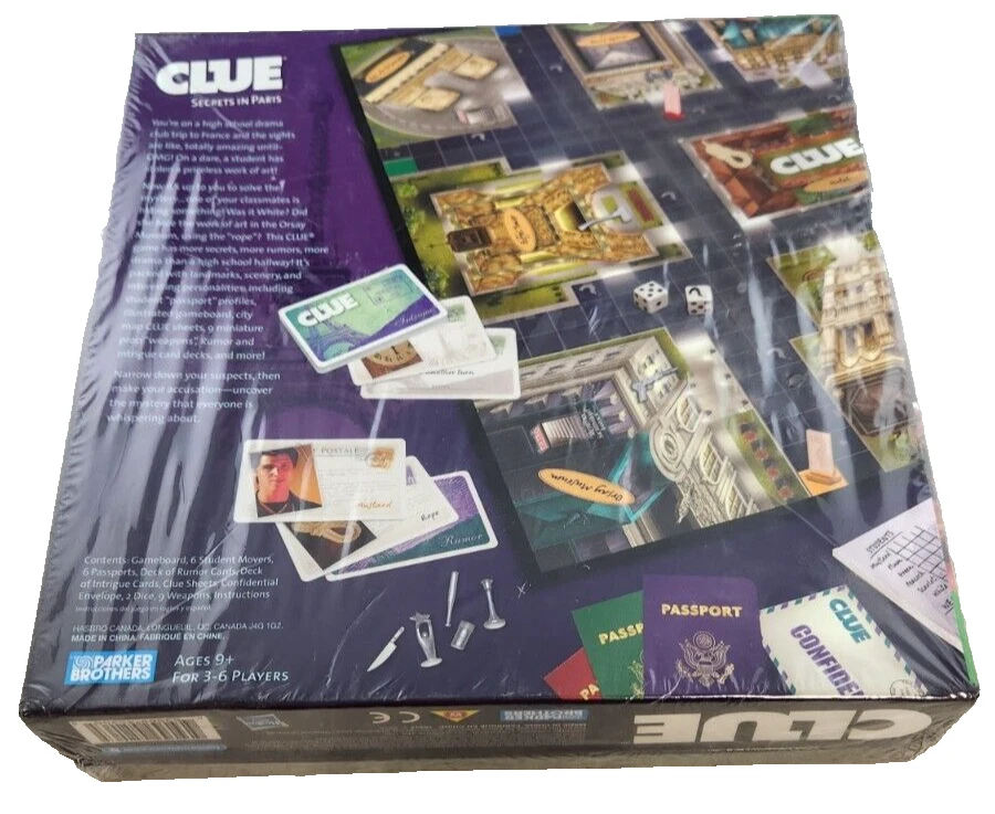 Clue Secrets in Paris Game NEW Sealed - Image 2 of 2
