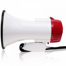 Compact Megaphone ABS 200 Metre Throw Output with Strap and Howl Microphone