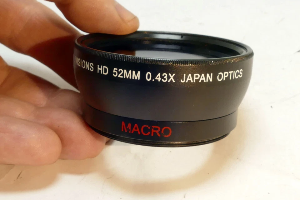 Lente gran angular Digital Visions HD 52mm 0,43X con macro Foto 3 de 4