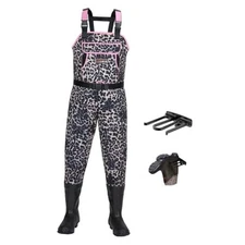  Women's Chest Waders Leopard Duck Hunting Waders for Women 9 Arabian Leopard