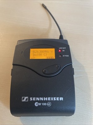 Sennheiser SK 100 G3, B-Band, 626-668 MHz Bodypack Taschensender EW