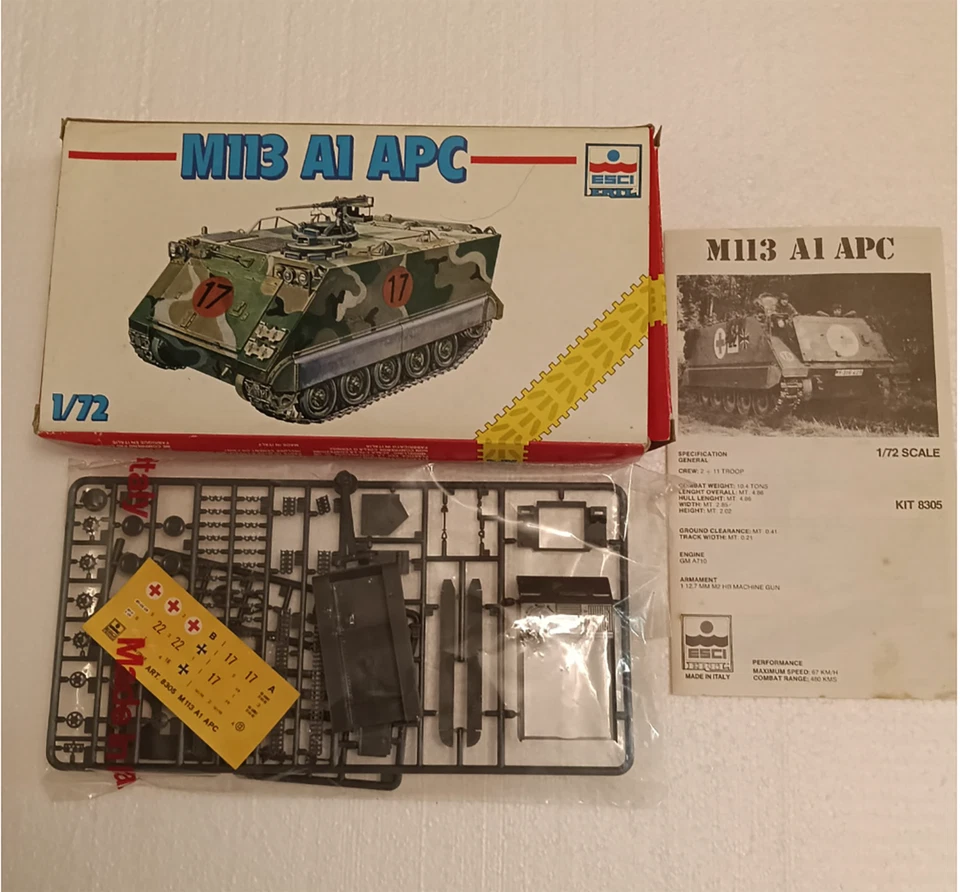 MODEL KIT 1/72 ESCI - M113 A1 APC - Immagine 2 di 2