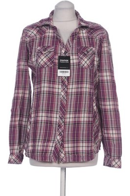 CECIL Bluse Damen Oberteil Hemd Hemdbluse Gr. M Baumwolle Lila #don0vyg