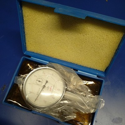 Links Dial Indicator Messuhr Messgerät 0.01mm 