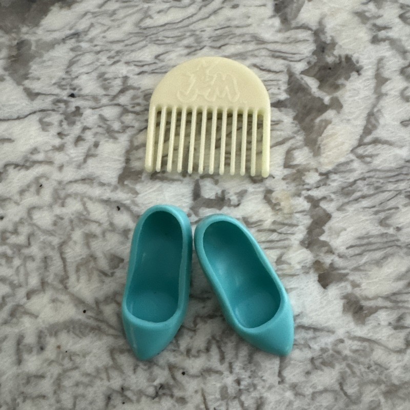 Jem & The Holograms Hasbro shoes Teal Heel Pumps Jerrica Doll
